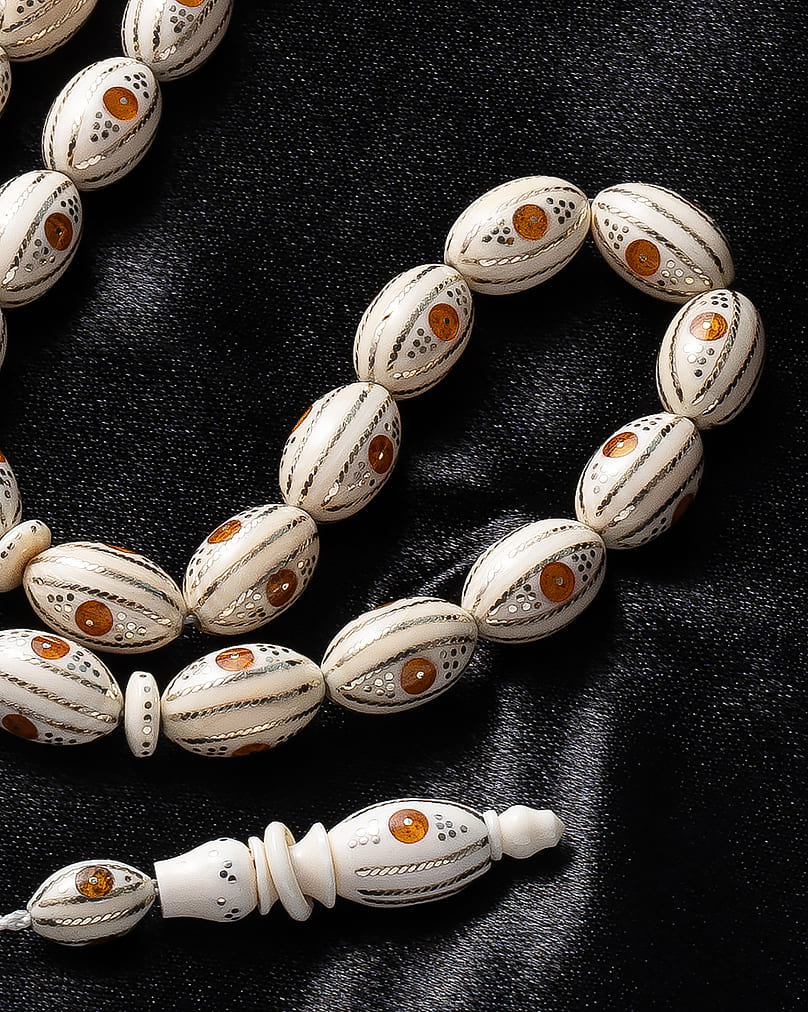 Rare ivory rosary  ROS5371WH