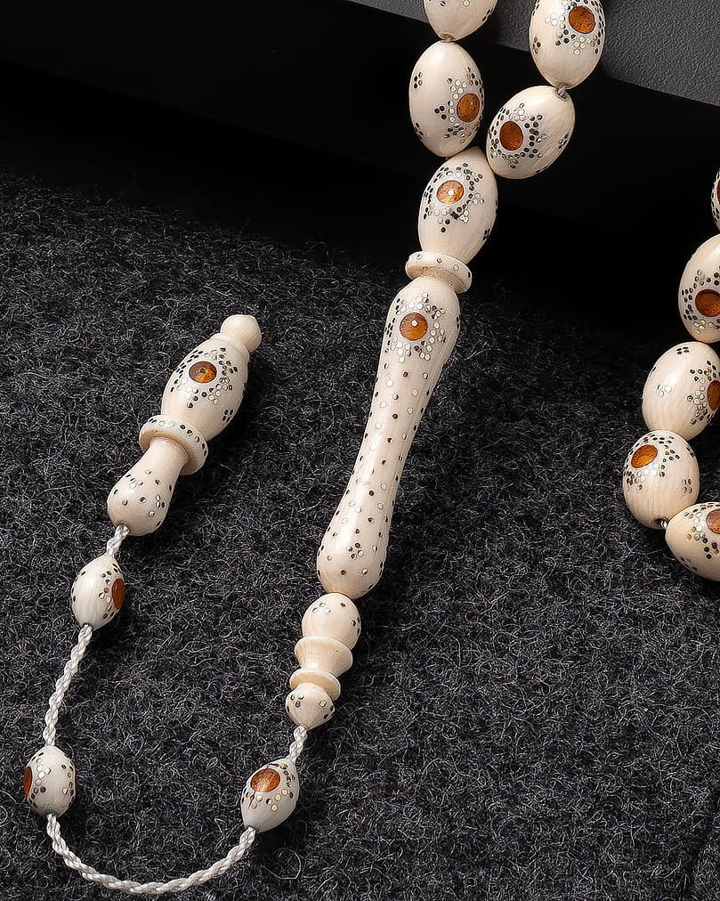 Rare ivory rosary  ROS5372WH