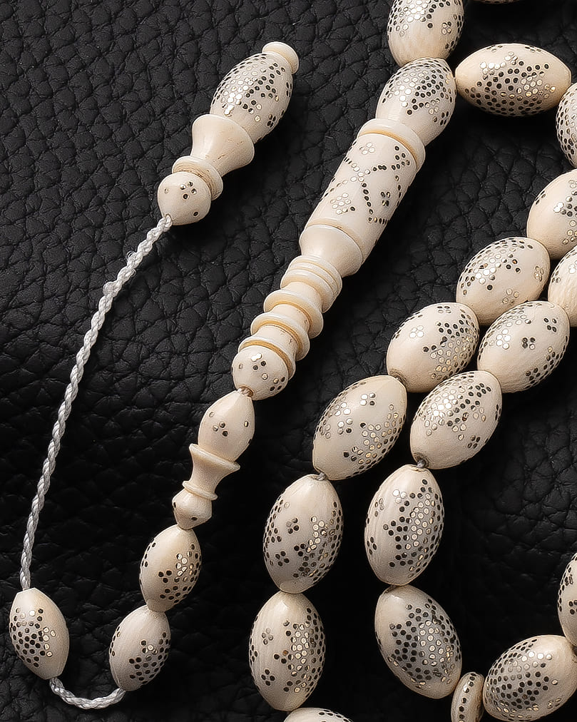 Rare ivory rosary  ROS5375WH