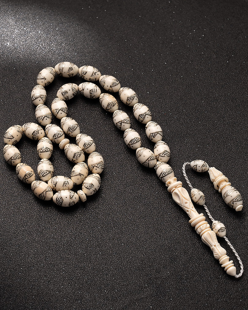 Rare ivory rosary  ROS5374WH