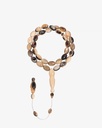 Buffalo horn rosary ROS8406MC