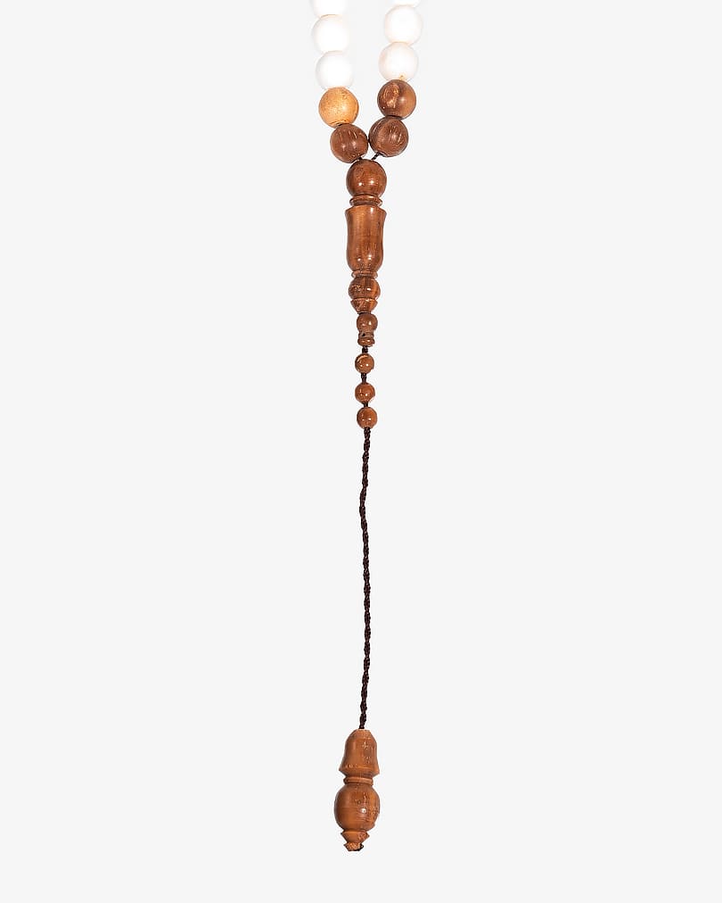 Cook wood rosary ROS8388WH
