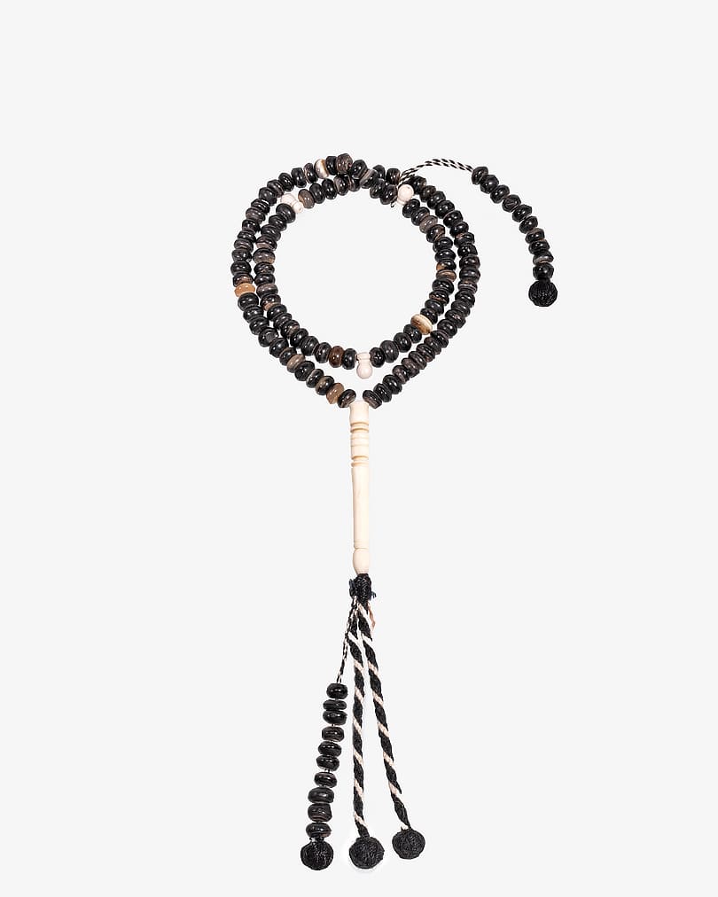 Buffalo horn rosary ROS8397BK