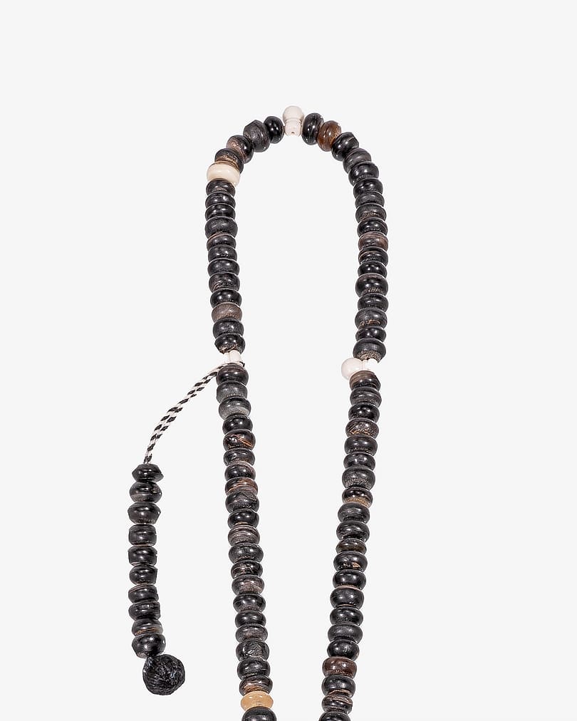 Buffalo horn rosary ROS8397BK