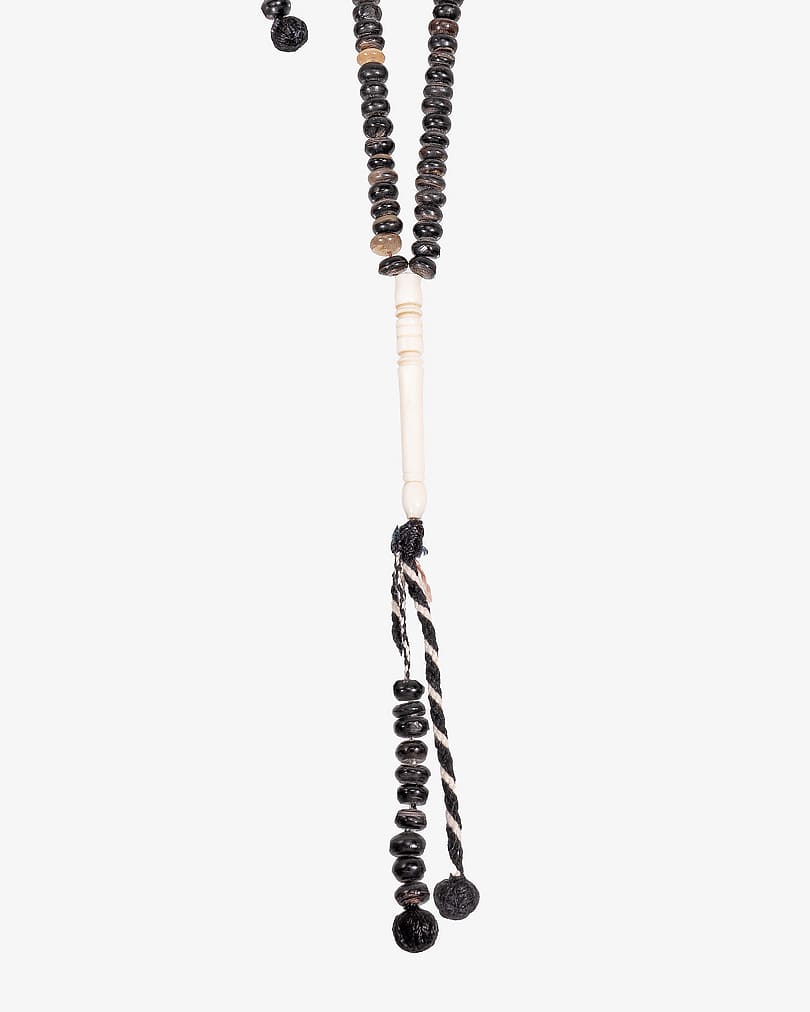 Buffalo horn rosary ROS8397BK