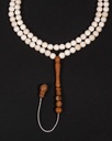 Camel bone rosary and kuk ROS8389WH