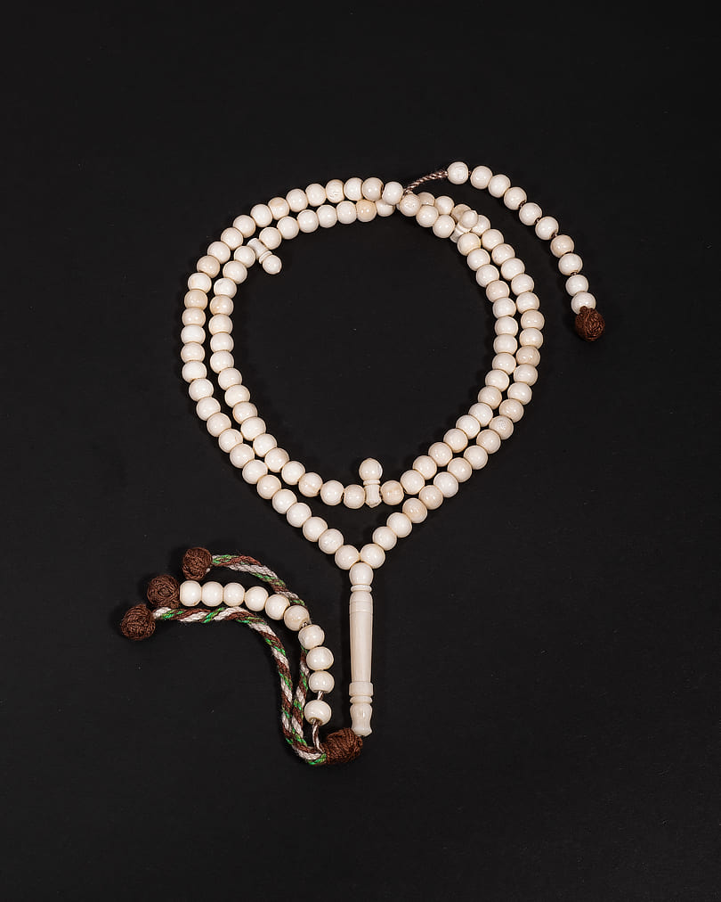 Natural camel bone rosary ROS8391WH