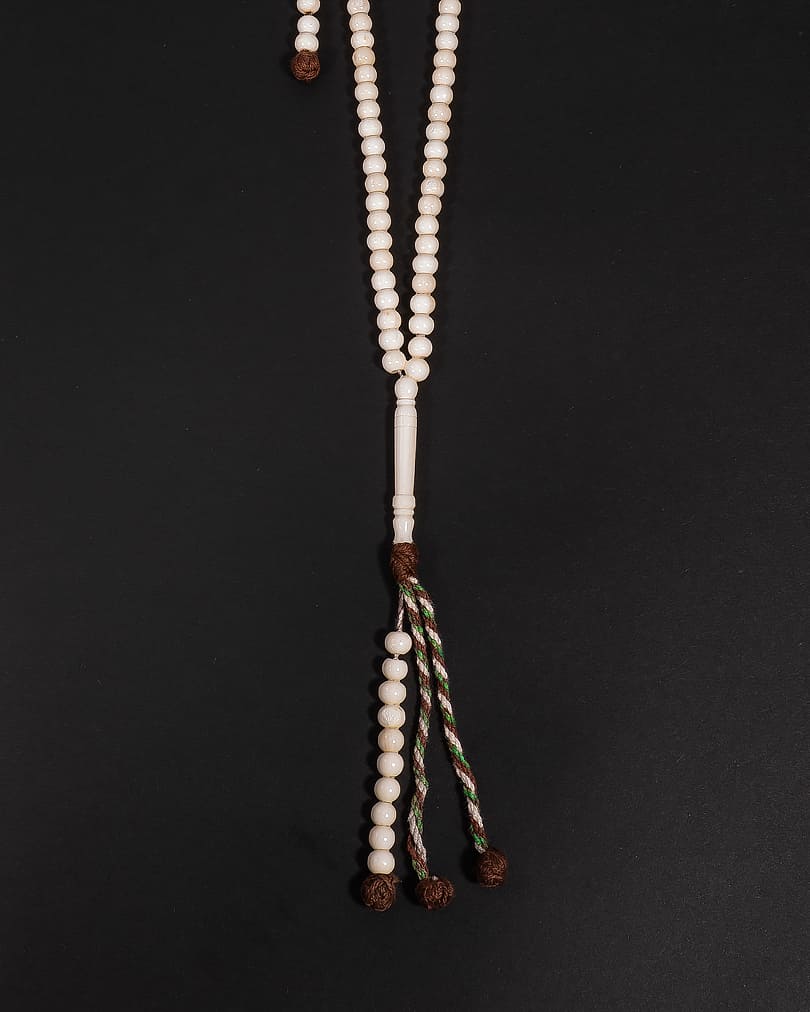 Natural camel bone rosary ROS8391WH