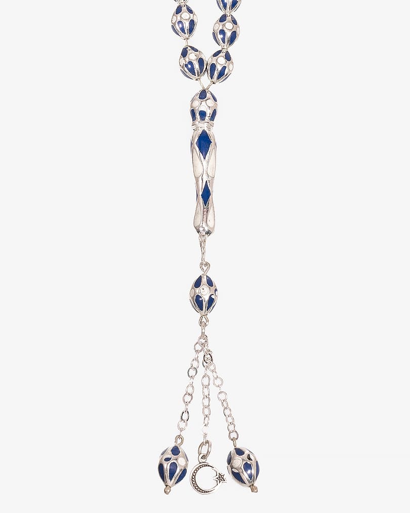 Italian mirror rosary ROS8426BL