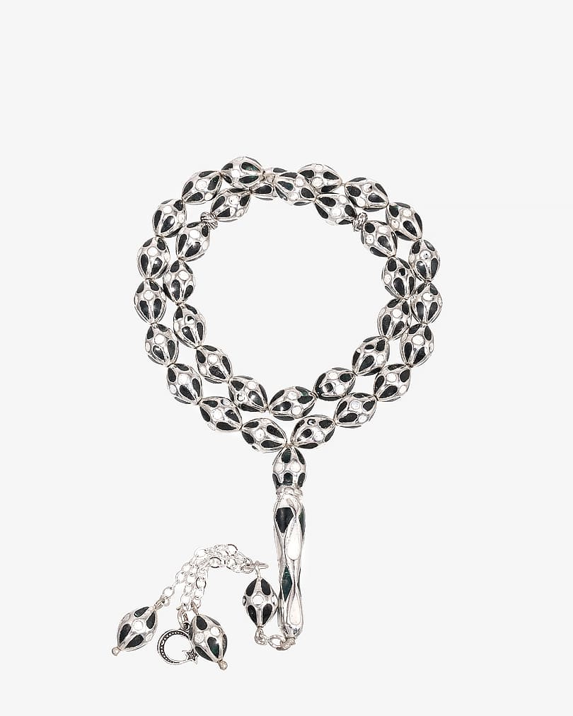 Italian mirror rosary ROS8425GN