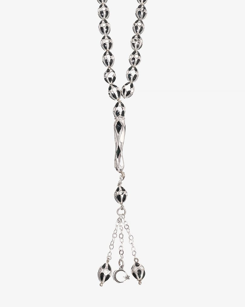 Italian mirror rosary ROS8425GN