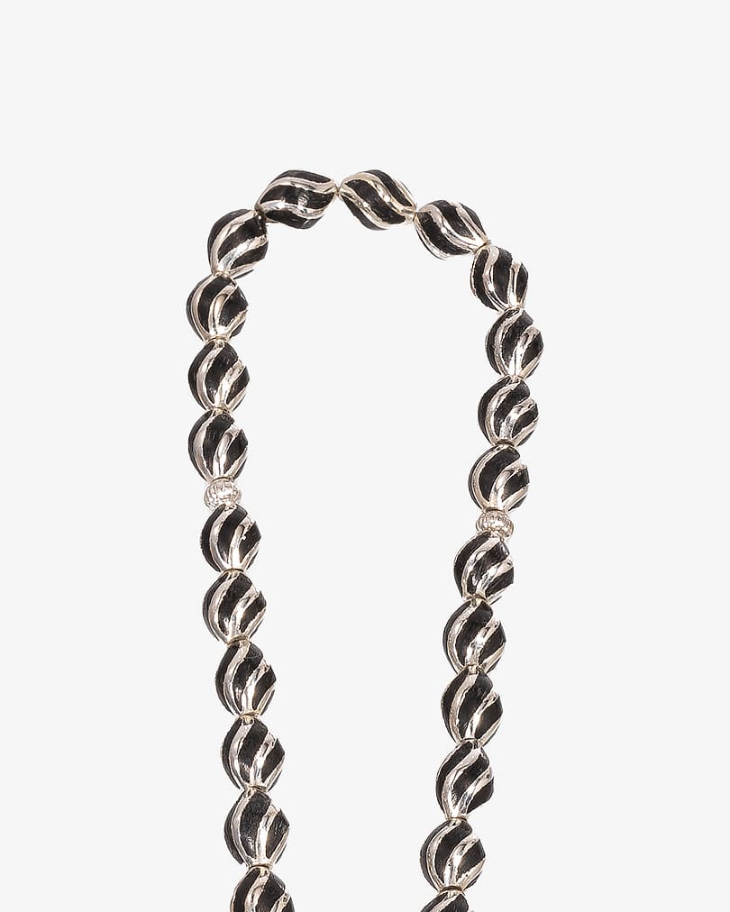 Italian mirror rosary ROS8432BK