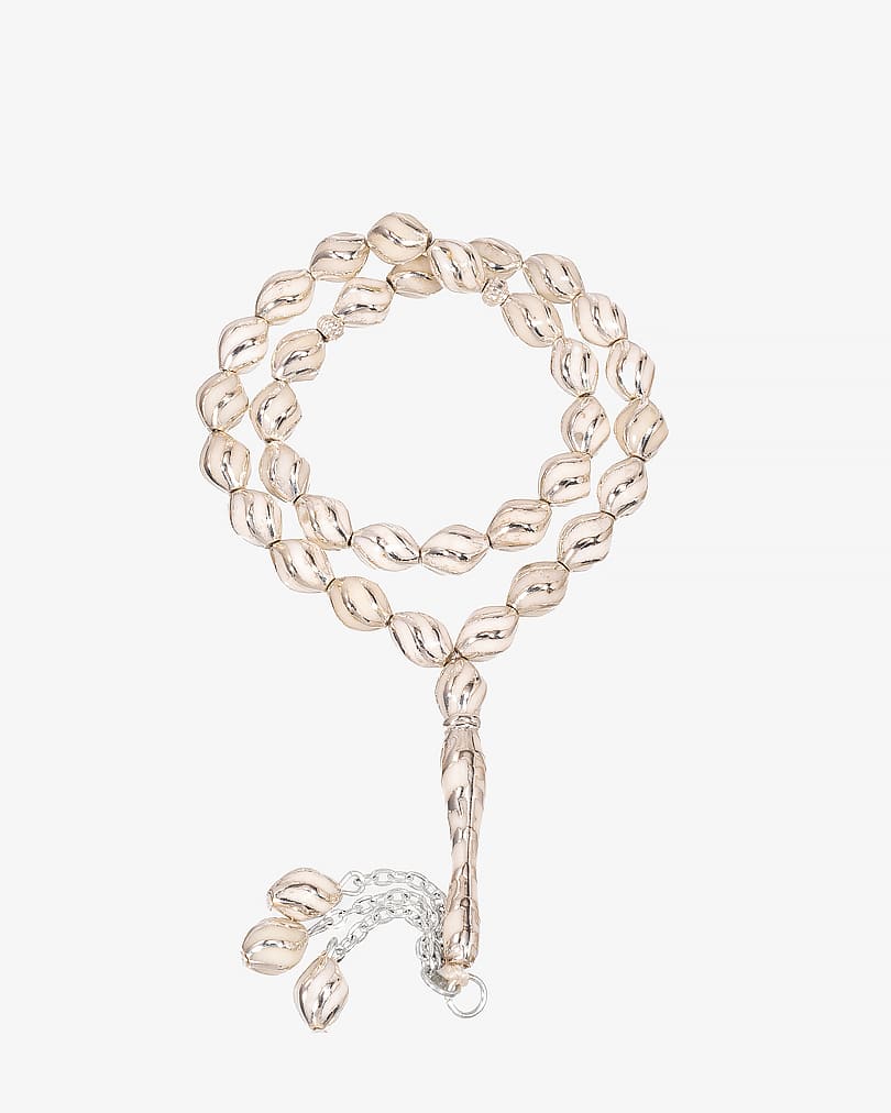 Italian mirror rosary ROS8431WH