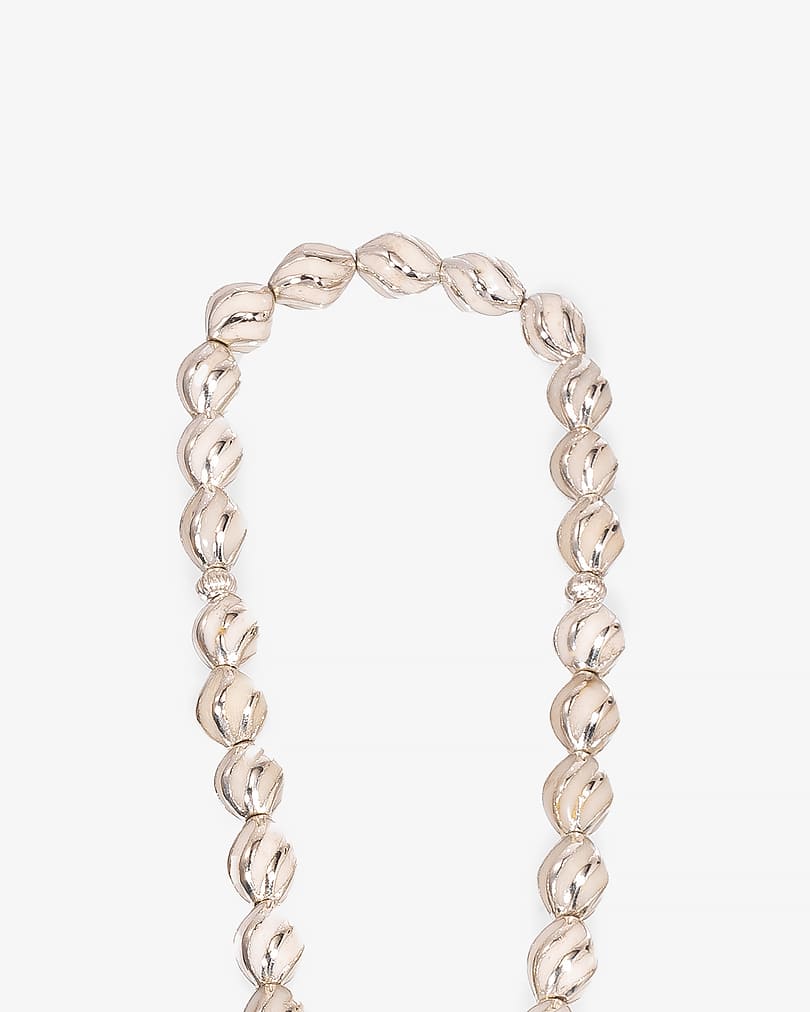 Italian mirror rosary ROS8431WH