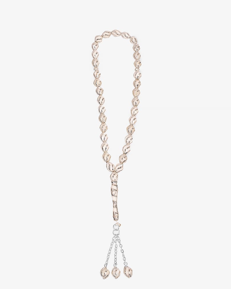 Italian mirror rosary ROS8431WH