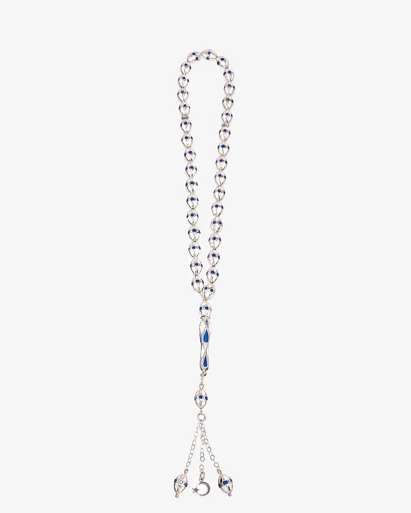 Italian mirror rosary ROS8422BL
