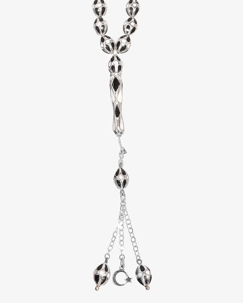 Italian mirror rosary ROS8428MC