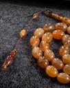 Natural lamb horn rosary ROS8462MC