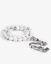 Howlite White Stone Rosary ROS8126WH