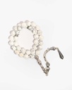 Howlite White Stone Rosary ROS8126WH