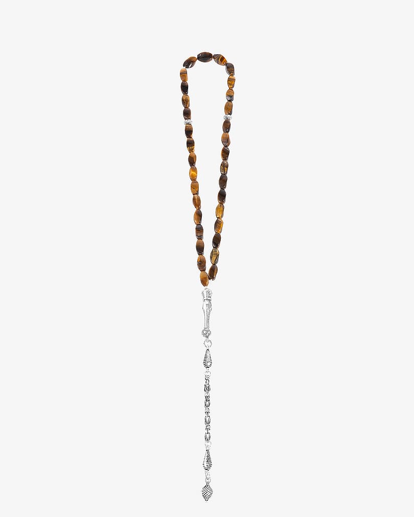 Tiger Eye Stone Rosary ROS8127BN