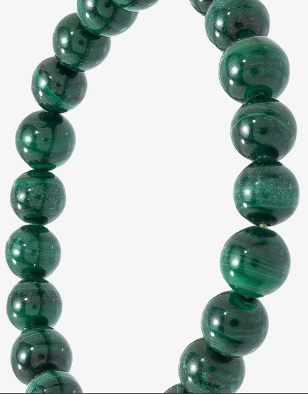 Natural green malachite stone bracelet BRA146GN