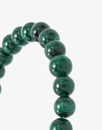 Natural green malachite stone bracelet BRA146GN