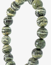 Natural green zebra stone bracelet BRA148GN