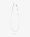 Howlite stone necklace WNEC099WH