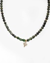 Ruby Zoisite stone necklace WNEC105GN