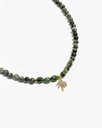 Ruby Zoisite stone necklace WNEC105GN