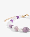 Amethyst and pearl bracelet WBRA125MC