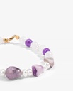 Amethyst and pearl bracelet WBRA125MC