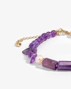Amethyst and pearl bracelet WBRA129PR