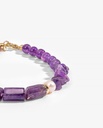 Amethyst and pearl bracelet WBRA129PR