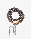 Natural astrophyllite and tiger's eye stone rosary ROS8135MC