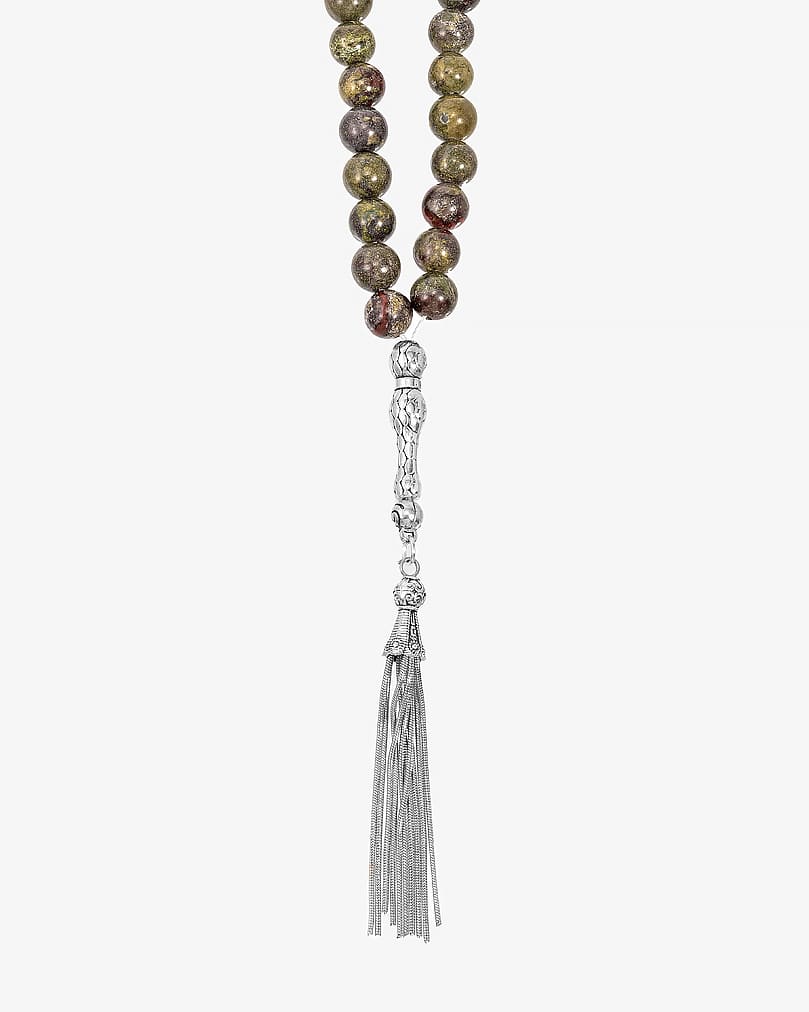 Natural bloodstone rosary ROS8129GN