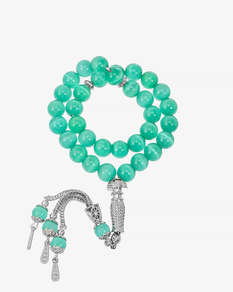 Crystal stone rosary ROS146GN