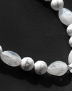 Howlite stone necklace WNEC099WH