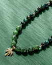 Ruby Zoisite stone necklace WNEC105GN