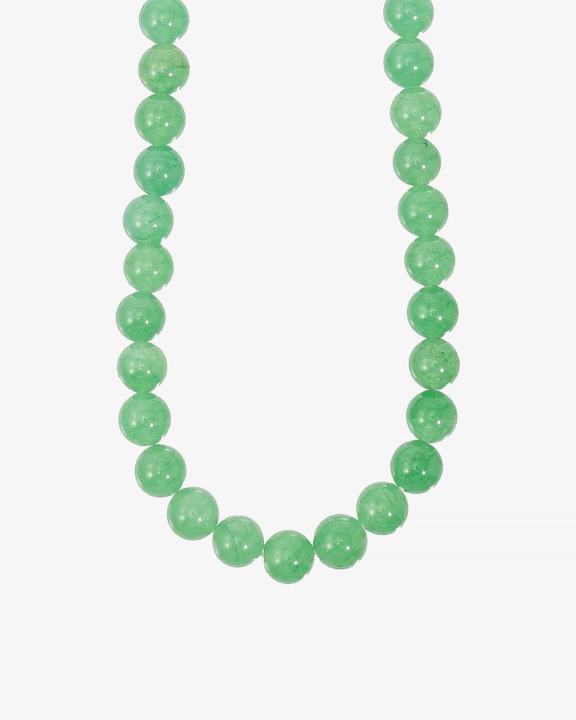 Women's necklace, jade stone WNEC188GN