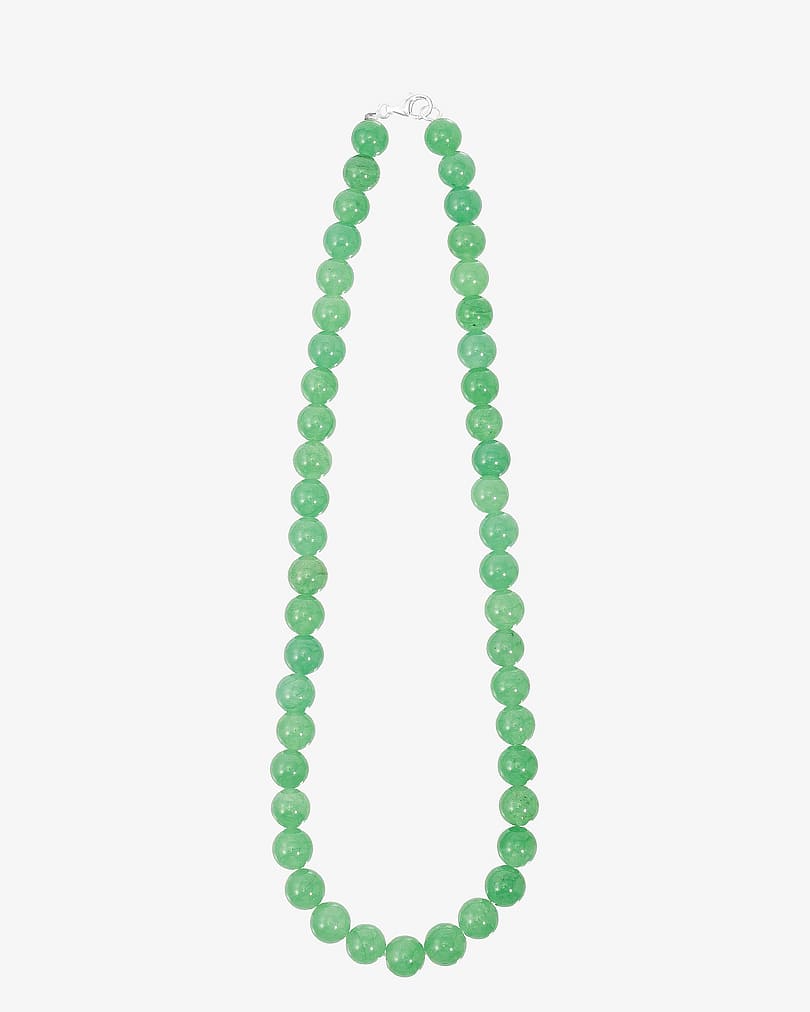 Women's necklace, jade stone WNEC188GN