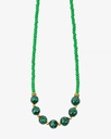 Women's malachite stone necklace WNEC173GN
