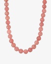 Women's necklace natural strawberry stone WNEC193PK