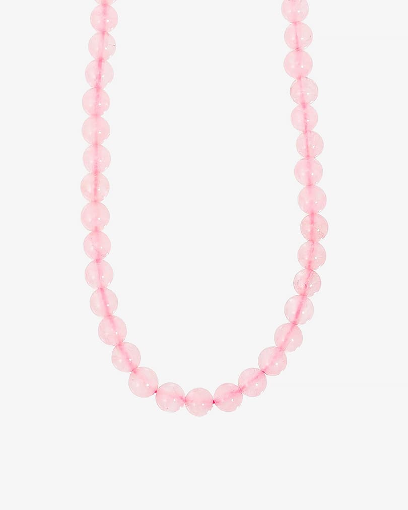 Women's necklace rose stone WNEC195PK