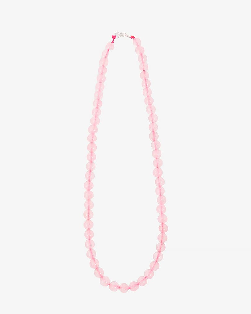 Women's necklace rose stone WNEC195PK