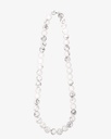 Women's necklace natural howlite stone WNEC189WH