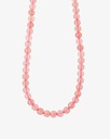Women's necklace natural strawberry stone WNEC177PK