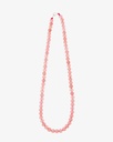 Women's necklace natural strawberry stone WNEC177PK