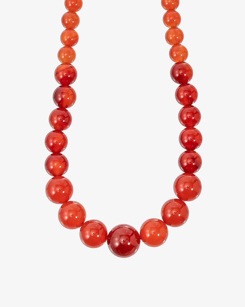 Women's necklace, agate stone WNEC166HV